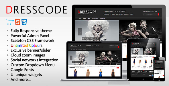 Dresscode - Responsive OpenCart Theme - Fashion OpenCart