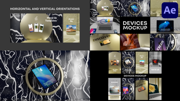 Devices Mockup for After Effects Openers template preview