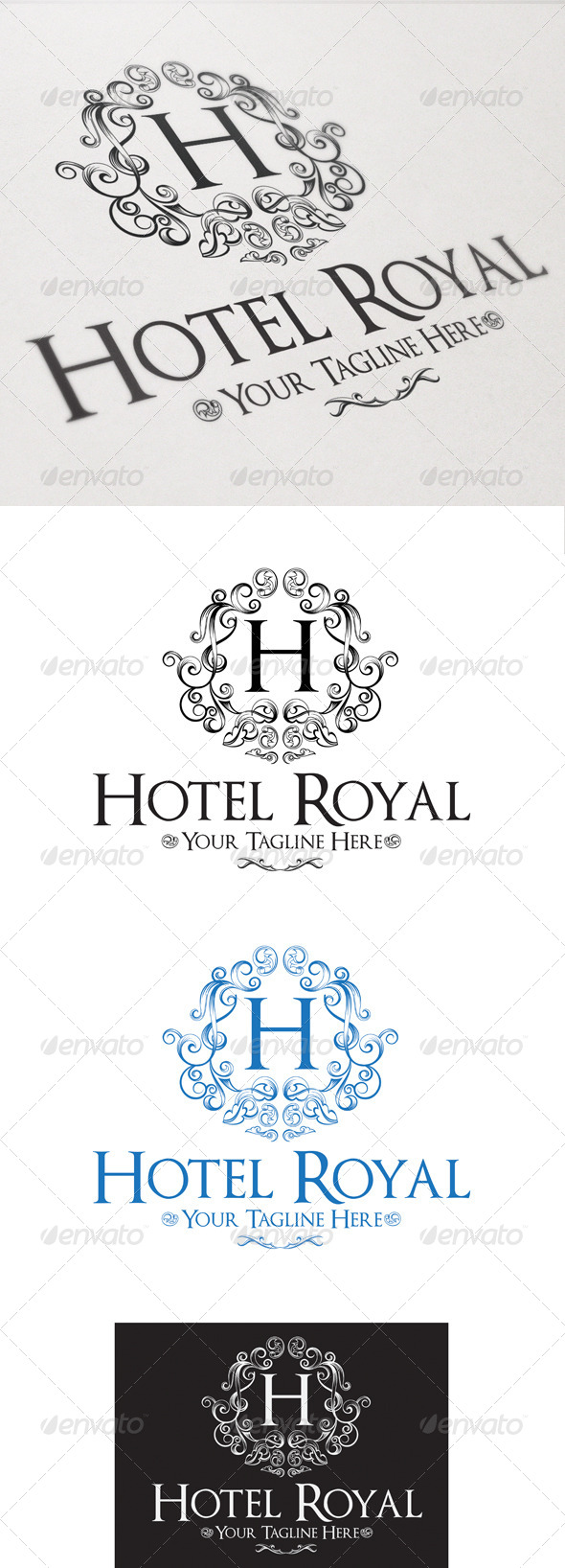 Hotel Royal - Crests Logo Templates
