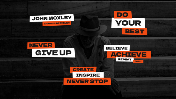 Modern Box Lower Third Elements template preview