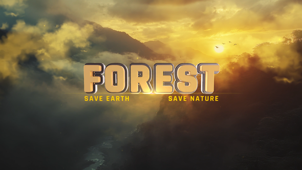 The Forest I Title Opener Openers template preview