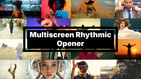 Multiscreen Rhythmic Opener Openers template preview