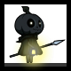 Game Assets Characters: 2D Dark Pumpkin Shadow Halloween Character Sprite Sheet
