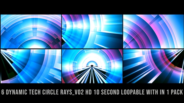 Dynamic Tech Circle Rays Pack Pink V02 alt