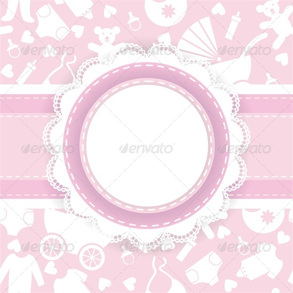Baby Shower Card - Backgrounds Decorative