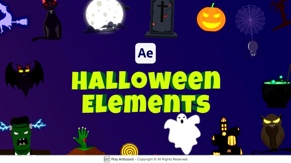 Halloween Elements For After Effects