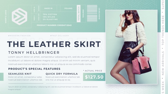 Online Shopping Video Displays template preview