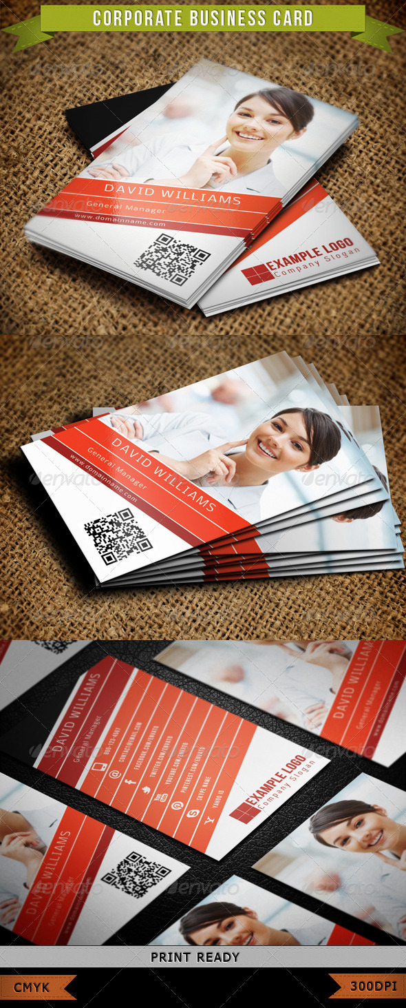 Corporate Business Card 016 - Corporate Business Cards