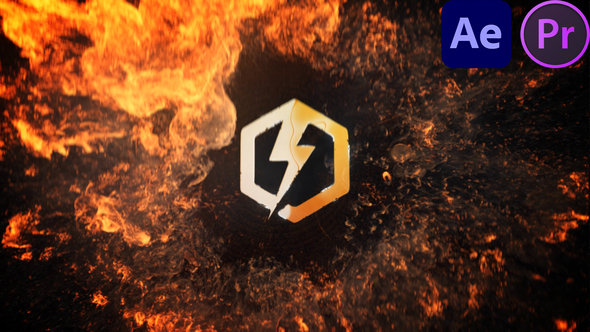 Fire Explosion Logo 4 Logo Stings template preview