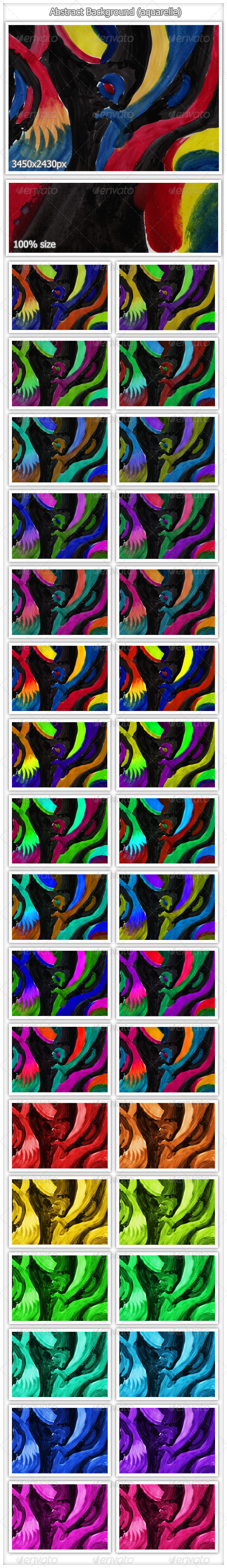 Abstract Background (Aquarelle) - Abstract Backgrounds