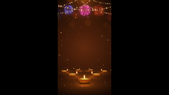 Diwali Lights With Fireworks 2