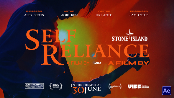 Monday Cinematic Titles Titles template preview