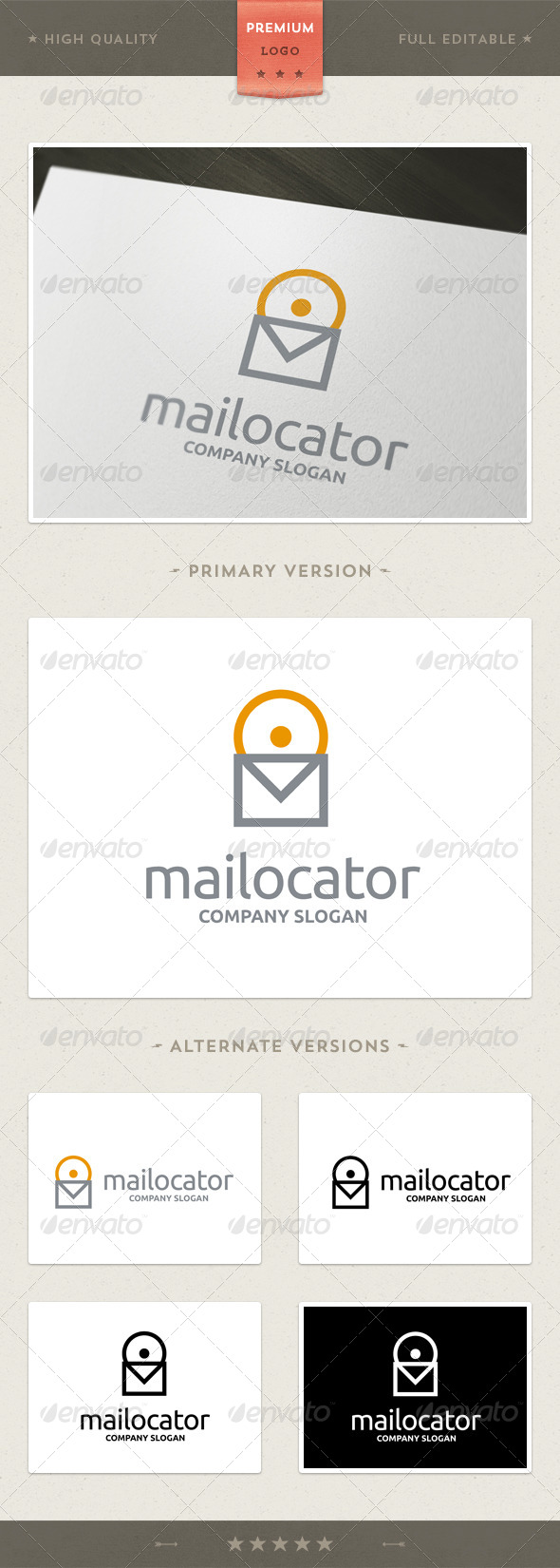 Mailocator Logo Template - Objects Logo Templates
