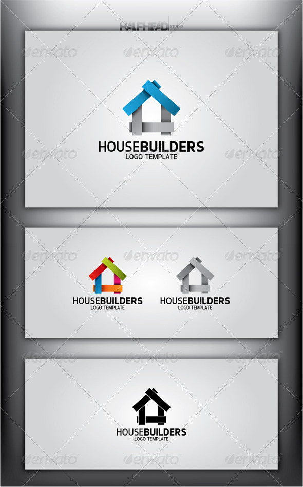 HouseBuilders Logo Template - Abstract Logo Templates