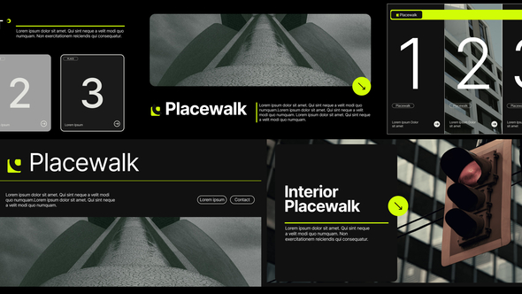 Placewalk After Effects Template Video Displays template preview