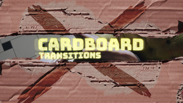 Cardboard Transitions, Premiere Pro Templates | VideoHive