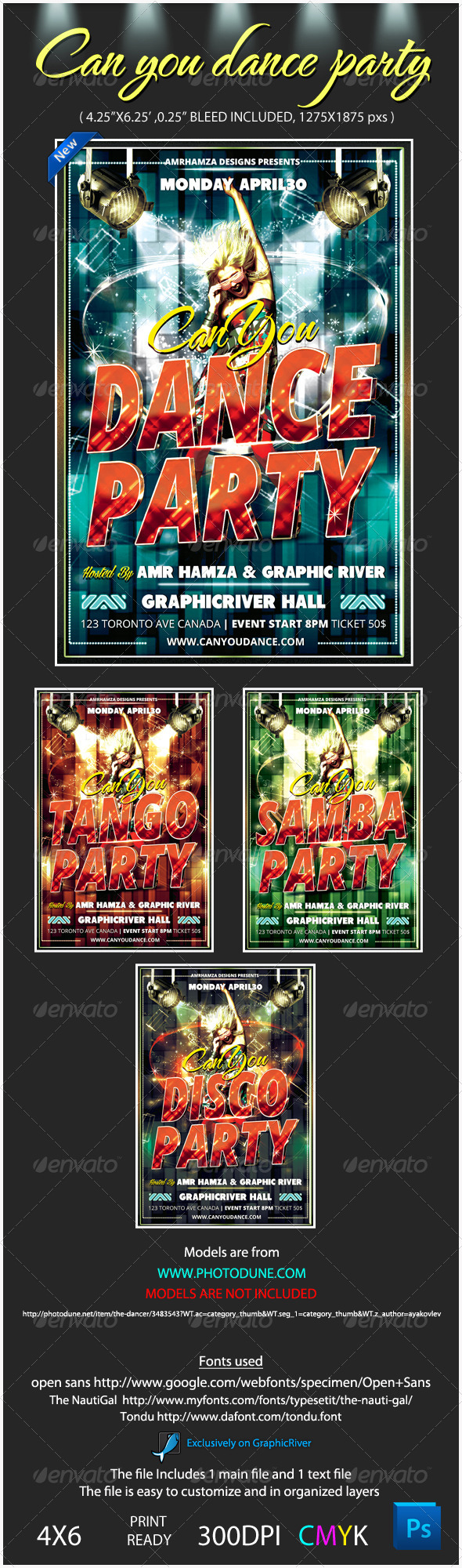 Talent Dance Show Flyer Template - Events Flyers