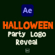 Halloween Party Logo Reveal For After Effects - VideoHive Item for Sale