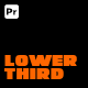 Stylish Lower Thirds | Premiere Pro - VideoHive Item for Sale