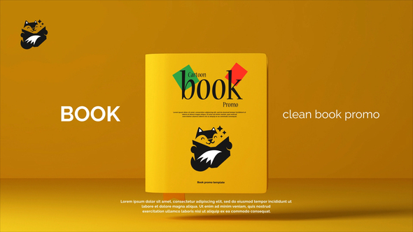 Cartoon Book Promo Product Promo template preview