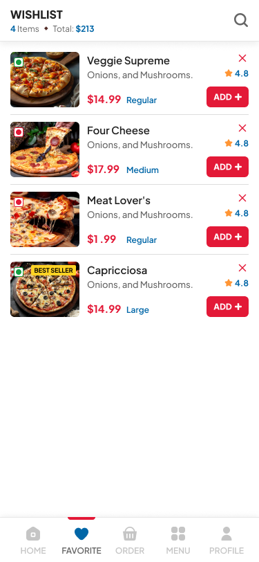 FireSlice - React Native Expo Pizza Delivery Mobile App Template by ...