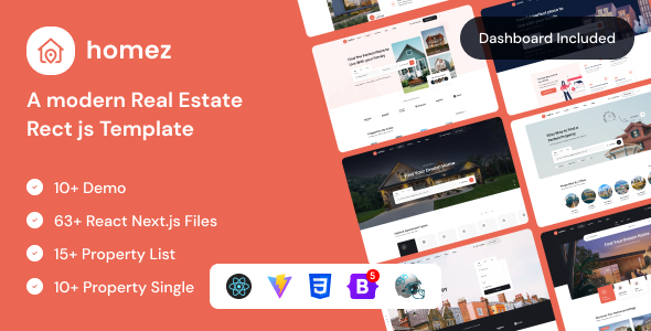 Homez - Real Estate ReactJS Template