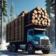 Timber Truck Loading Ambience