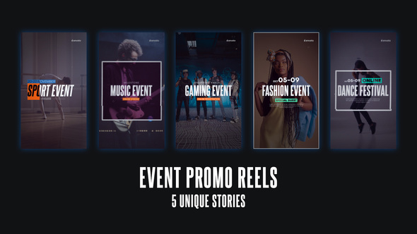 Event Promo Stories Product Promo template preview