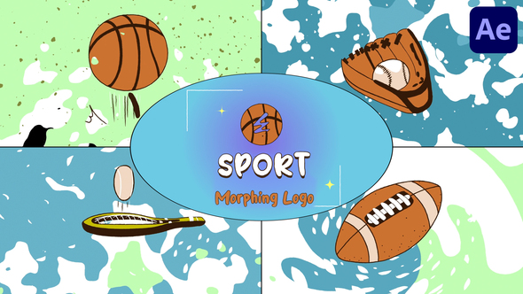 Sports Morphing Logo for After Effects