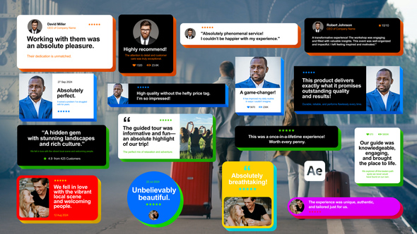 Testimonials 3D Pack Titles template preview