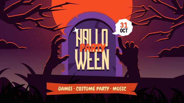 Halloween Party Openers template preview
