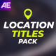 Location Titles Pack / AE - VideoHive Item for Sale