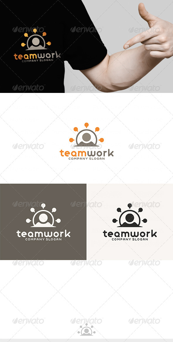 Team Work Logo - Humans Logo Templates