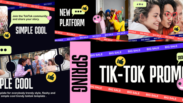 TikTok Promo After Effects Product Promo template preview