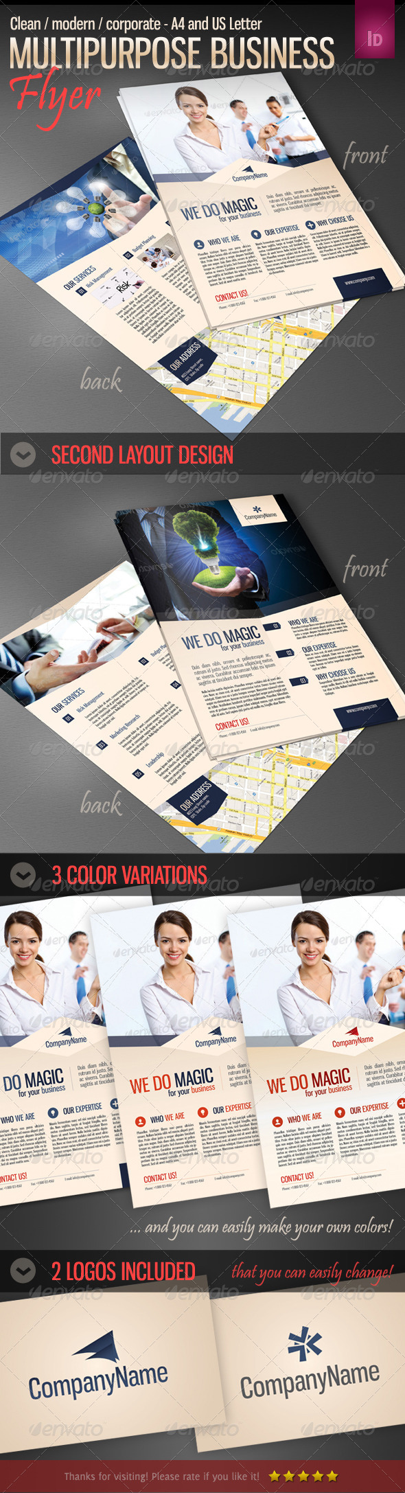 Multipurpose Business Flyer Template - Corporate Flyers