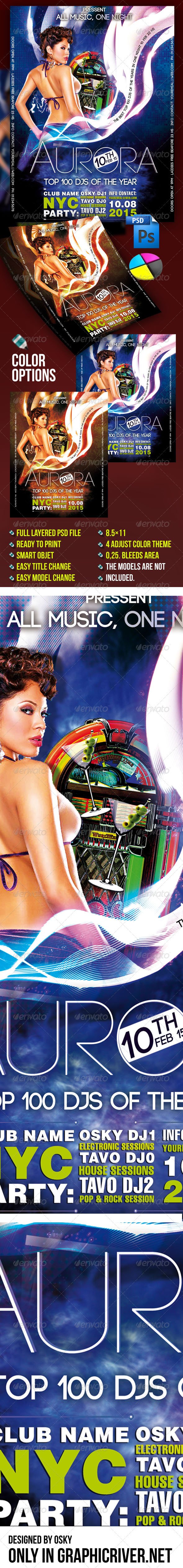 Aurora Dj Party - Clubs & Parties Events