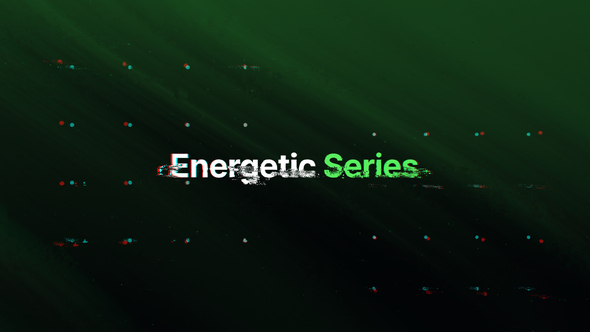 Energetic Series | Video Opener Video Displays template preview