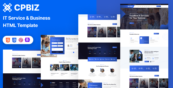 CPBIZ - IT Service & Business HTML Template