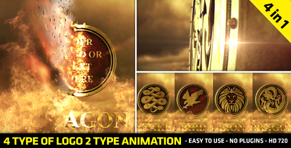 Fire Logo Reveal - VideoHive 4341671