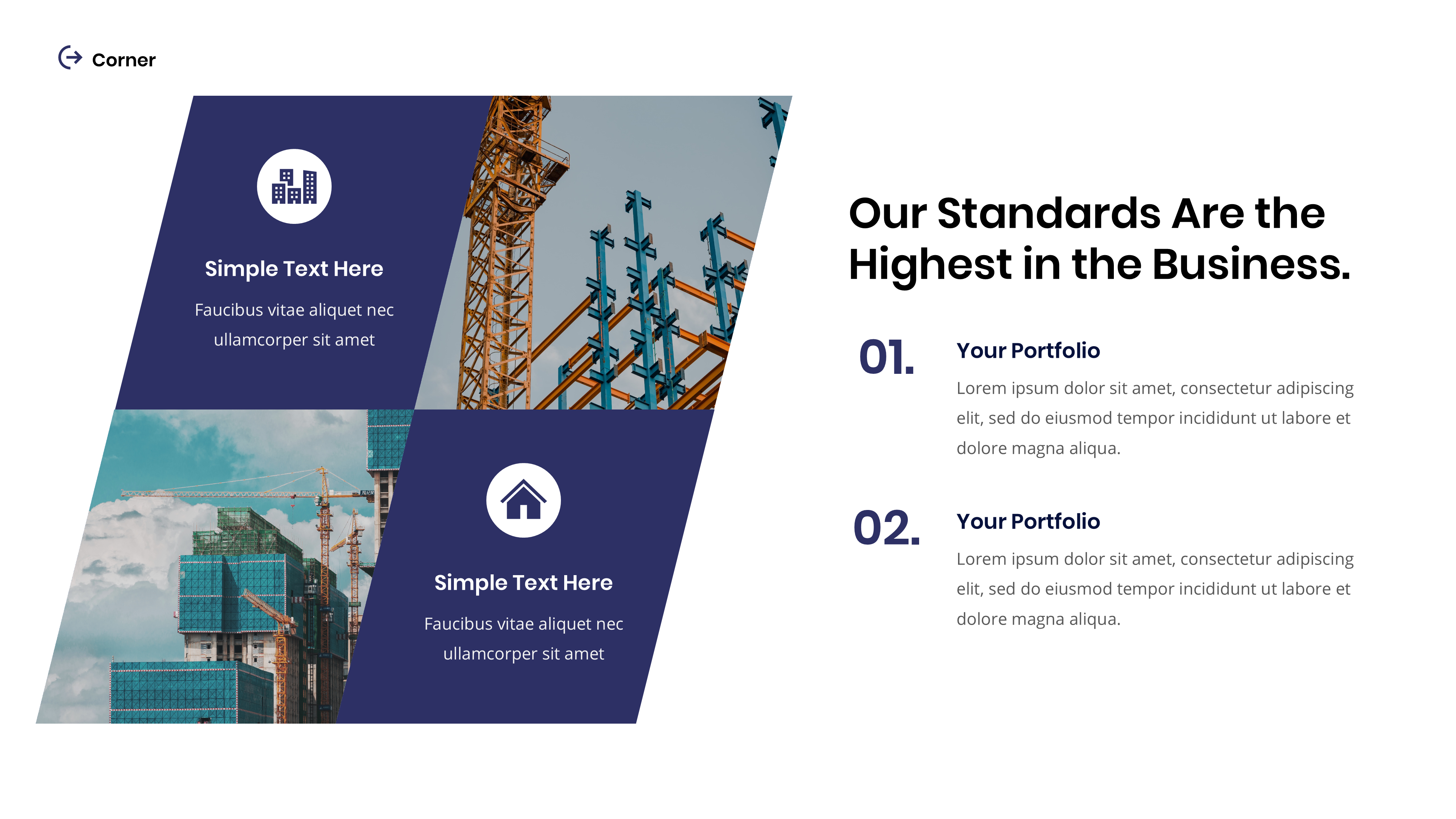 Corner - Construction PowerPoint Template, Presentation Templates ...