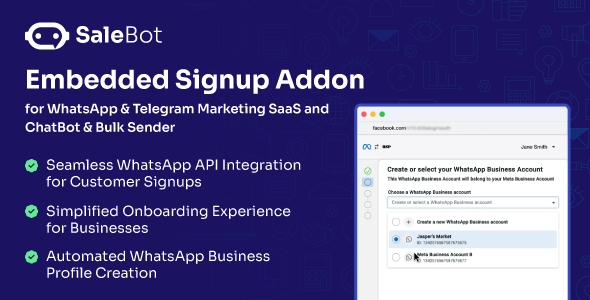 Embedded Signup Addon Inline