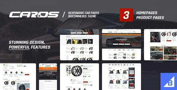 CAROS – Cars & Auto Parts Automotive BigCommerce Theme (Stencil Ready)