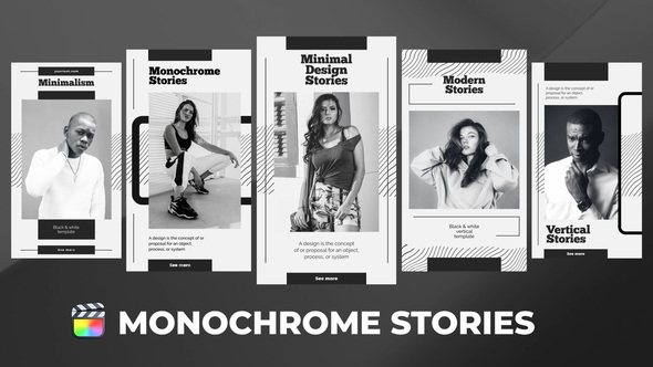 Monochrome Stories for Final Cut Pro