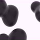 Black and White Abstractions Forms Blending in Underwater - VideoHive Item for Sale