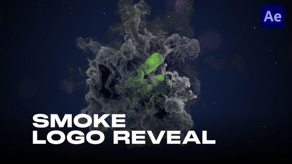 Smoke Logo Reveal Logo Stings template preview