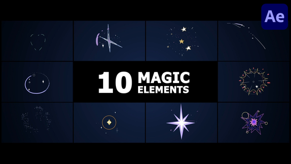 Magic Elements for After Effects Elements template preview