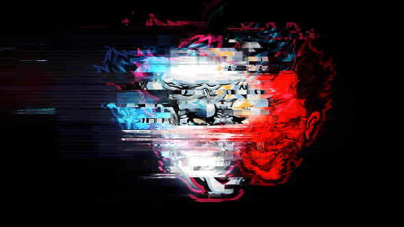 Glitch Logo Reveal Logo Stings template preview