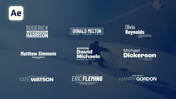 Sport Titles Titles template preview