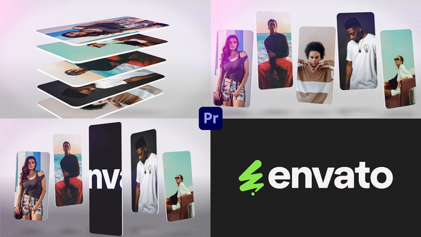 Fashion Cards Logo for Premiere Pro