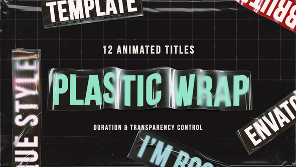 Plastic Wrap Titles Titles template preview